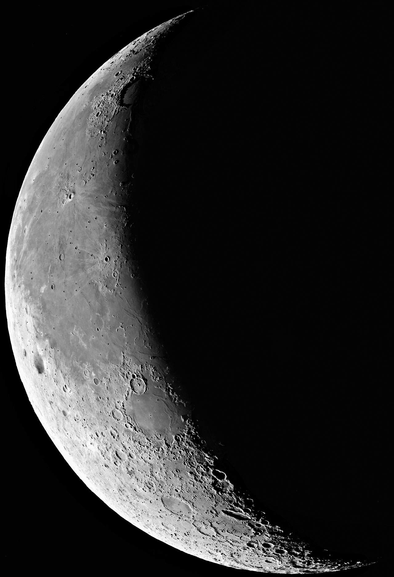 the crescent moon